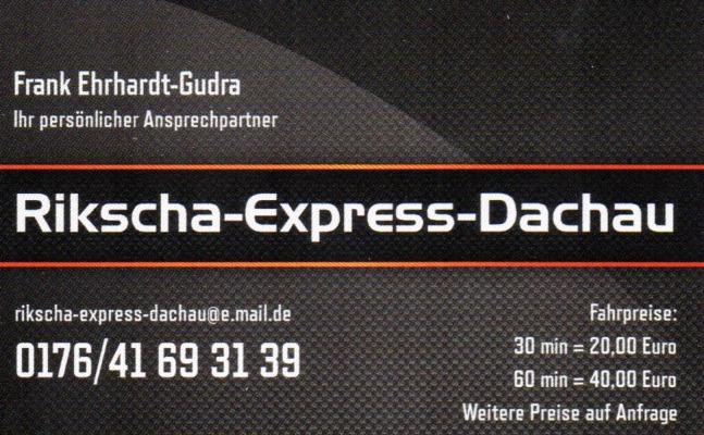 Dachauer-Rikscha-Express