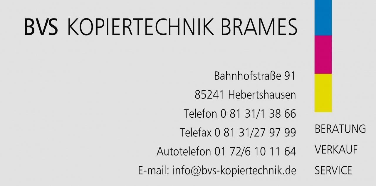 BVS KOPIERTECHNIK BRAMES