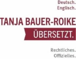 TANJA BAUER ÜBERSETZT.